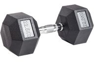 Гантель гексагональная обрезиненная Profi-Fit 22,5 кг